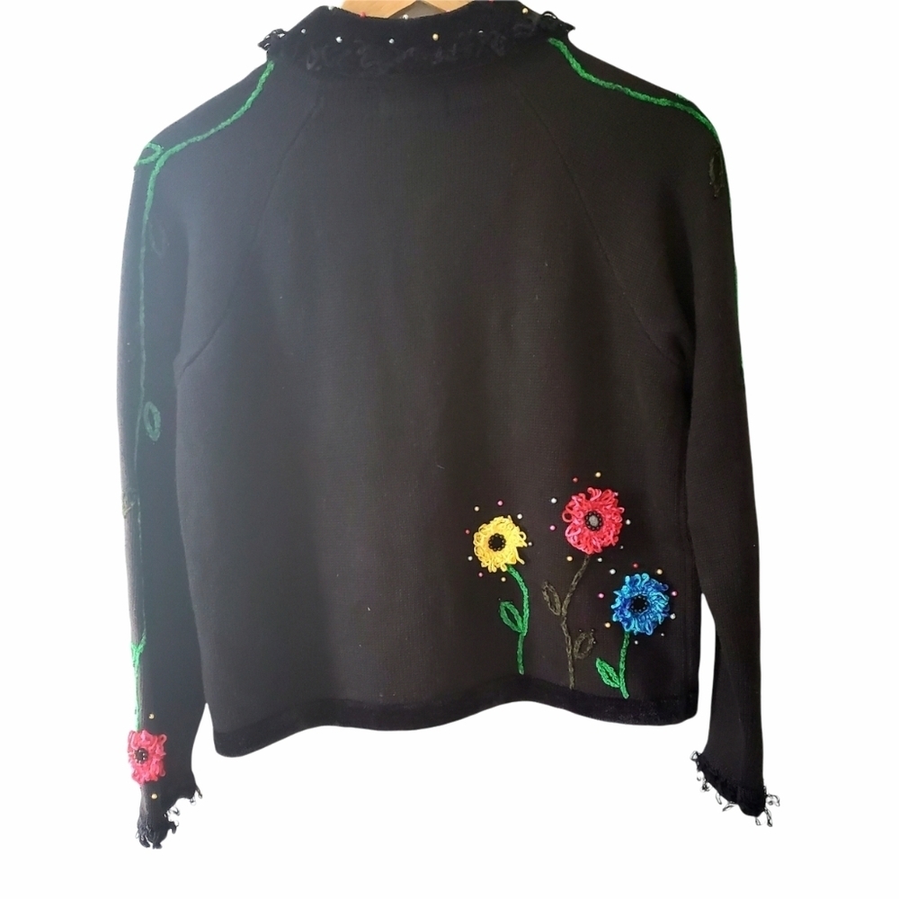 Berek Vintage Floral Embroidered Size Small - Picture 2 of 4